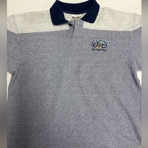 Vintage Men’s Disney Colored Polo, 100% Cotton Size Large, Embroidered detailing